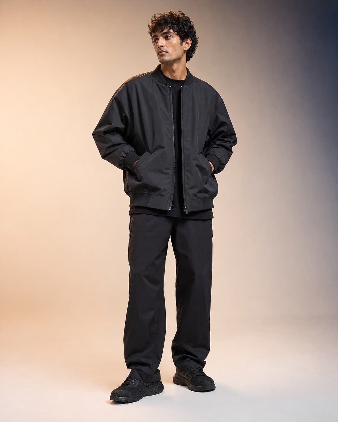 Oversized Bomber Jacket, view 1